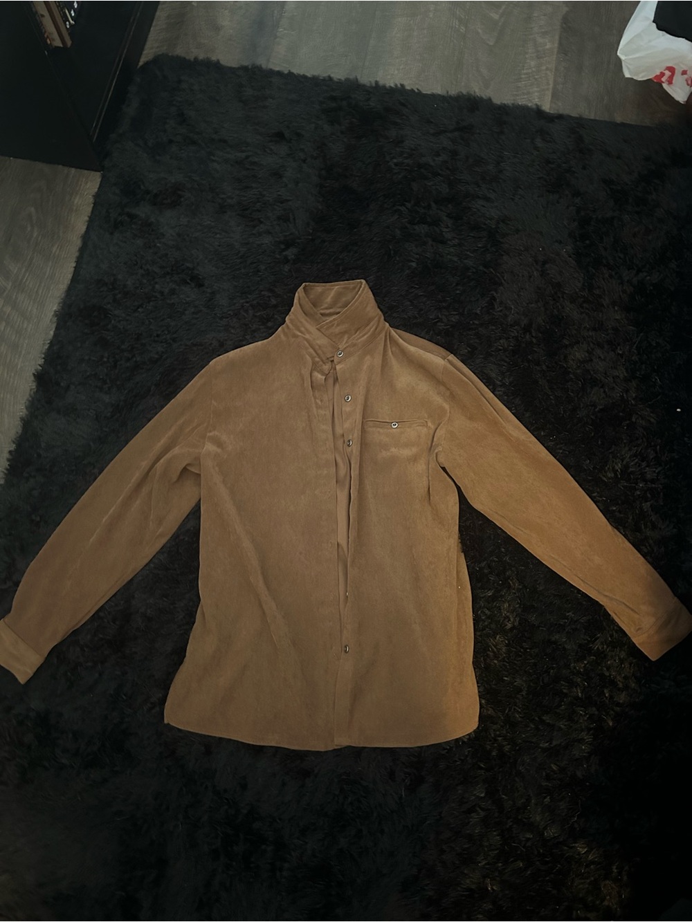 Chadwicks Men's Brown Lightweight Shirt Jacket